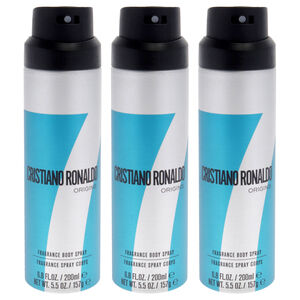 CR7 Origins by Cristiano Ronaldo for Men - 6.8 oz Body Spray - Pack of 3